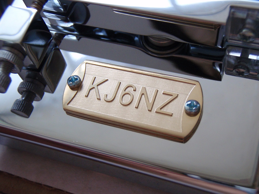 3D nameplate (your callsign)